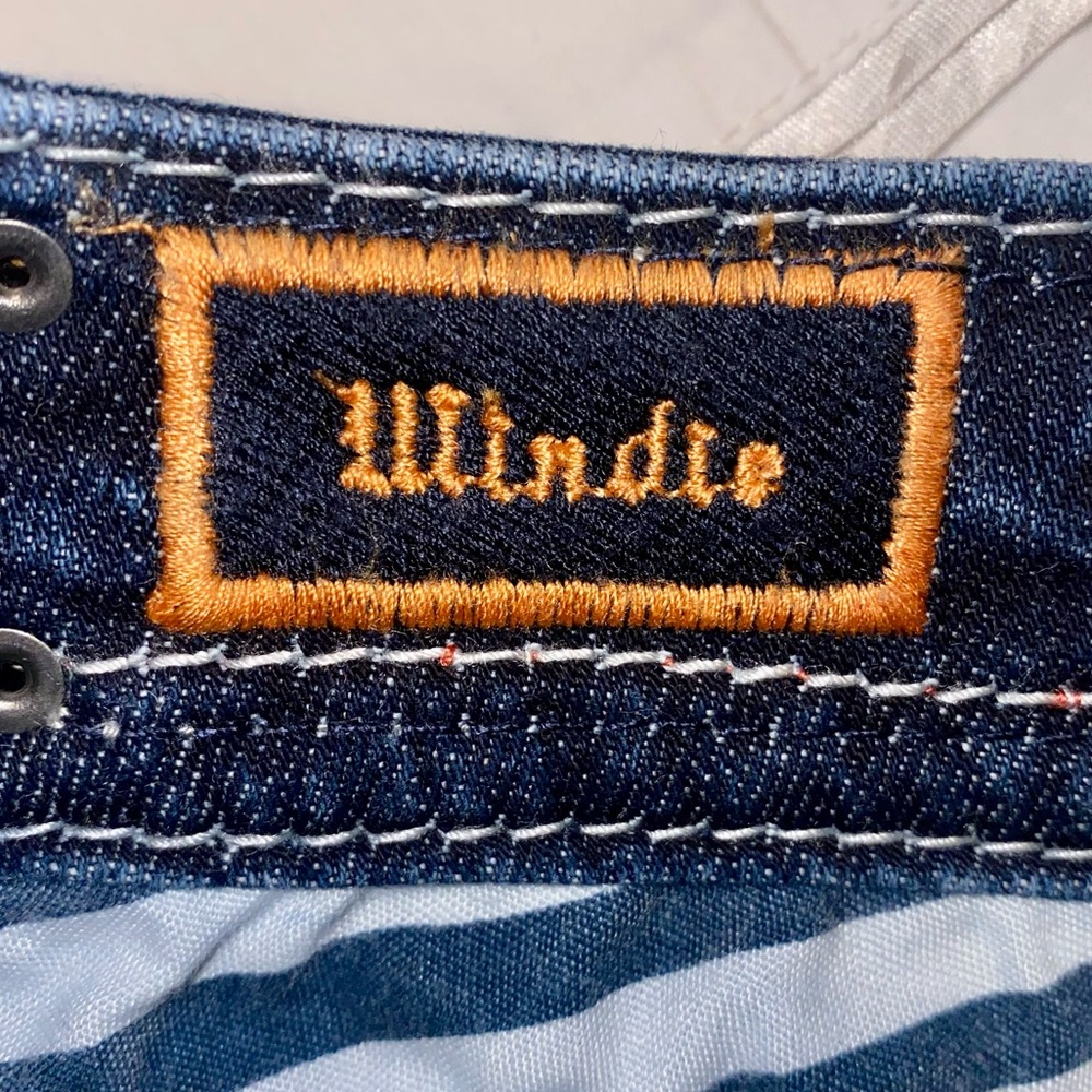 ROCK REVIVAL WINDIE SHORTS FACTORY CUT OFFS SEQUINS RHINESTONES LEATHER 24 - Picture 6 of 8